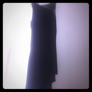 Halston Heritage Asymmetric dress with open back